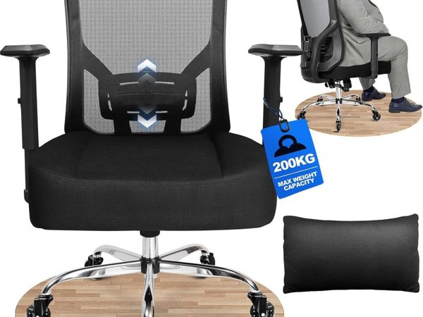 440lbs 200KG Heavy Duty Ergonomic Office Chair Xxl - Main image