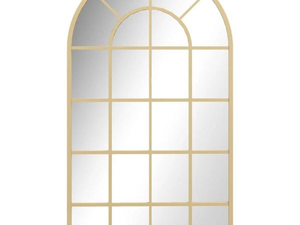 Wall Mirror, Window Design, Hallway Mirror, Metal - Main image