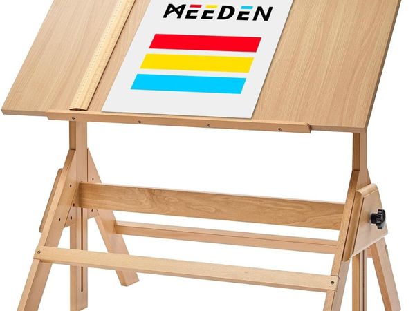 Wood Adjustable Drafting Table: 35.5" X 23.5" - Main image