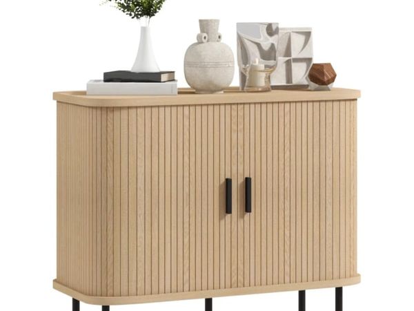 Mid-Century Modern Sideboard Storage Cabinet with - Main image