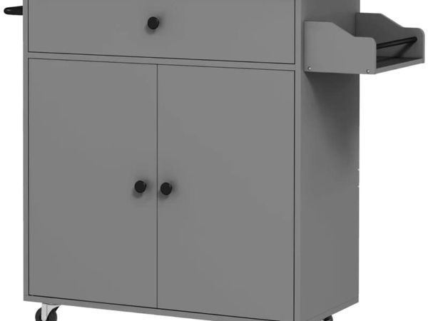 Kitchen trolley on wheels, Kitchen island with dra - Main image