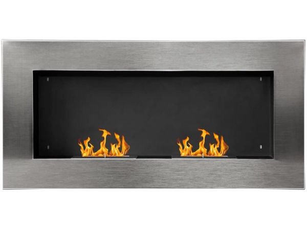 Wall-Recessed Bioethanol Fireplace Burner 2 x 0,9 - Main image