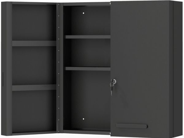 Medicine cabinet, lockable medicine cabinet with 2 - Main image