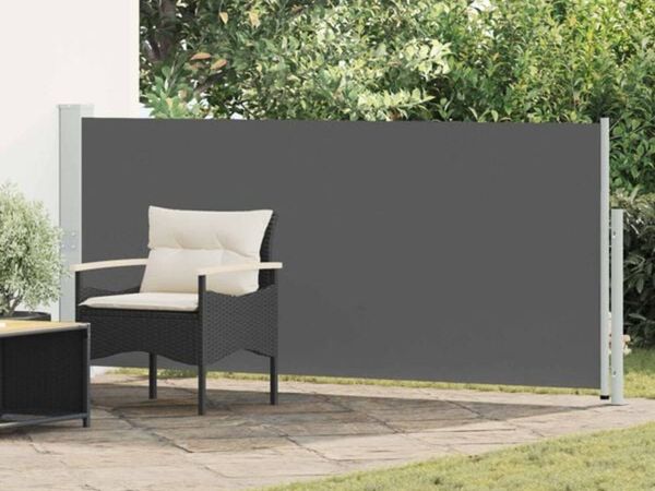 Retractable Side Awning Anthracite 500 x 160 cm Po - Main image