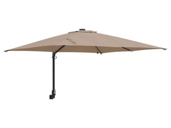 Garden Parasol Taupe 248.5 x 247.5 x 160 cm Polyes - Main image
