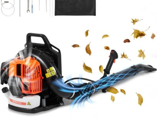 Backpack Leaf Blower, 63CC 2-Cycle Gas Leaf Blower - Main image