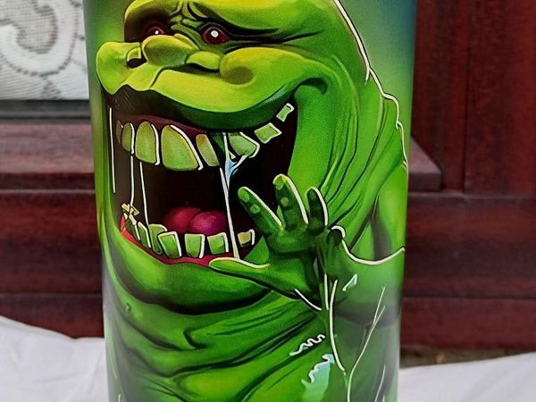 Fancy Green Ghost Drinks Flask (brand New). - Main image