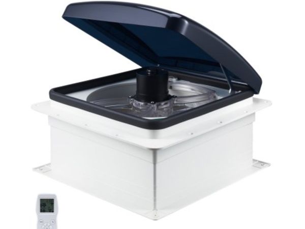 14 inch RV Roof Vent Fan 12V, Powerful 10-Speed Re - Main image