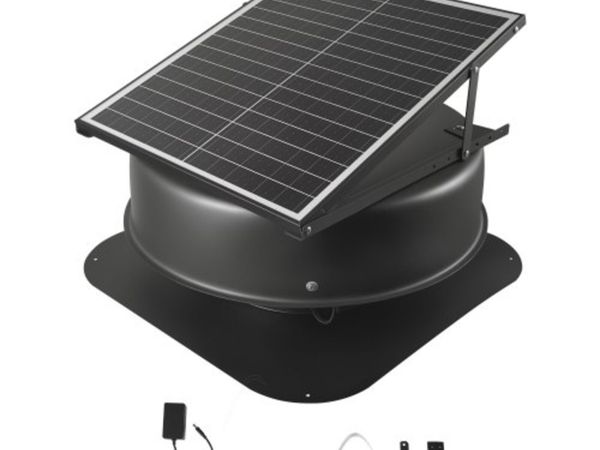 Roof Attic Exhaust Fan, 42W Smart Solar Roof Venti - Main image