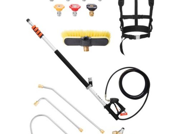 Telescoping Wand, 24 ft, 4000 psi, Telescopic Spra - Main image