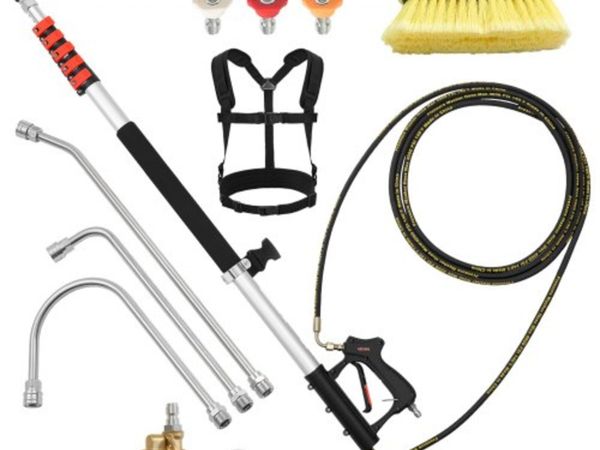 7.62 m Pressure Washer Telescoping Wand, with Powe - Main image