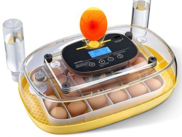 24 Egg Incubator, Automatic Egg Turner with LED Ca - Main image