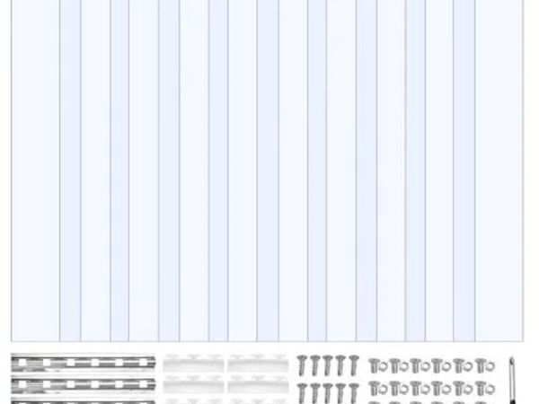 Clear PVC Strip Curtain, 2.1 m Height x 1.5 m Widt - Main image