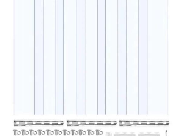 PVC Strip Curtain, 2.1 m Height x 1 m Width x 2 mm - Main image