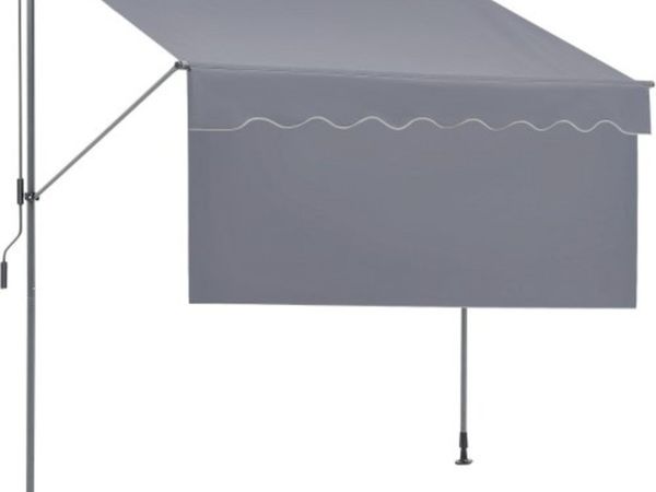 Retractable Awning, 78" Outdoor Retractable Patio - Main image