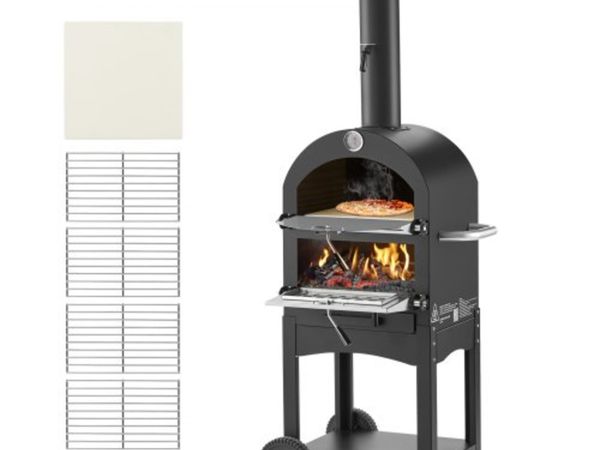 Outdoor Pizza Oven, 12" Pellet Fire Ovens, 2-Layer - Main image