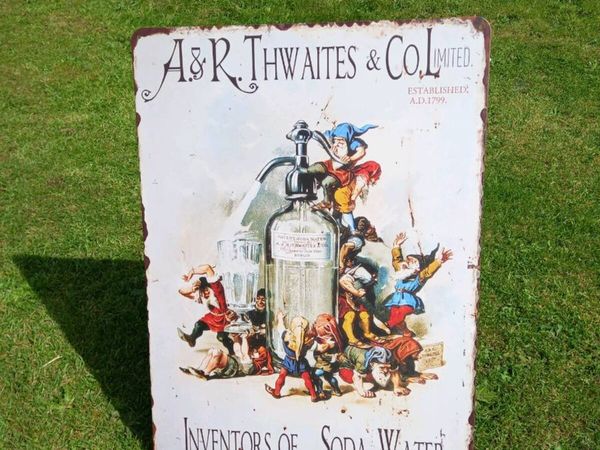 Thwaites Soda Water Large Tin Sign - Main image
