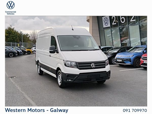 Volkswagen Crafter T/L MWB H/Roof. 140HP, Rear Cam - Main image