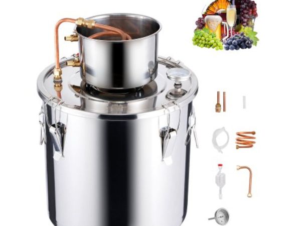 Alcohol Still, 8 Gal / 30 L Stainless Steel Water - Main image
