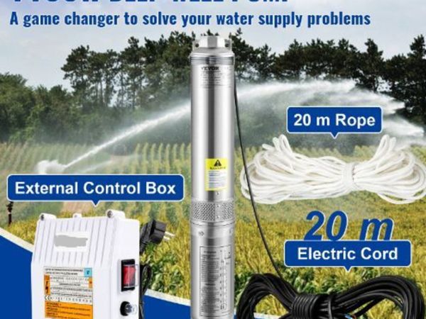 Deep Well Submersible Pump, 1100W - Main image