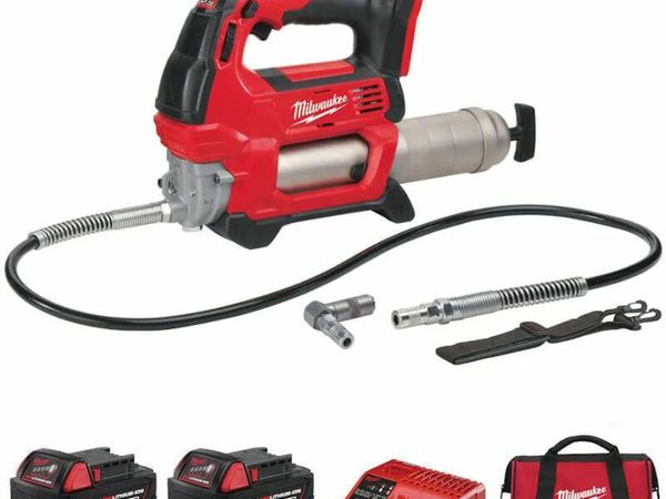 Milwaukee M18 Cordless Grease Gun Kit (2x5Ah) - Main image
