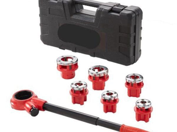 Ratchet Pipe Threader Kit, 6.4mm NPT - 32mm NPT Ma - Main image