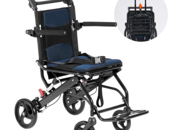 Wheelchair Aluminum Alloy Transport Chair Foldable - Main image