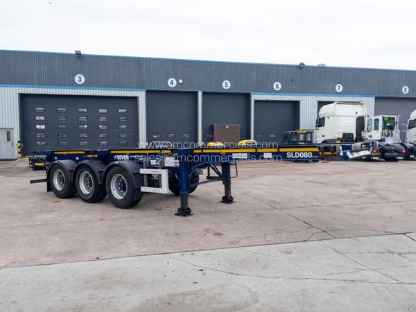 2021 DENNISON SLIDING SKELETAL TRAILER - Main image