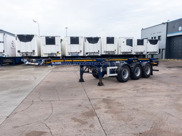 2021 DENNISON SLIDING SKELETAL TRAILER - Main image