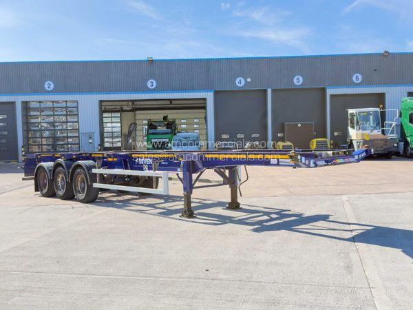 2016 DENNISON TRI-AXLE SKELETAL TRAILER - Main image