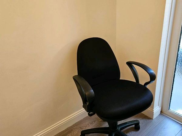 Adjustable Ergonomic Black Office Chair - Main image
