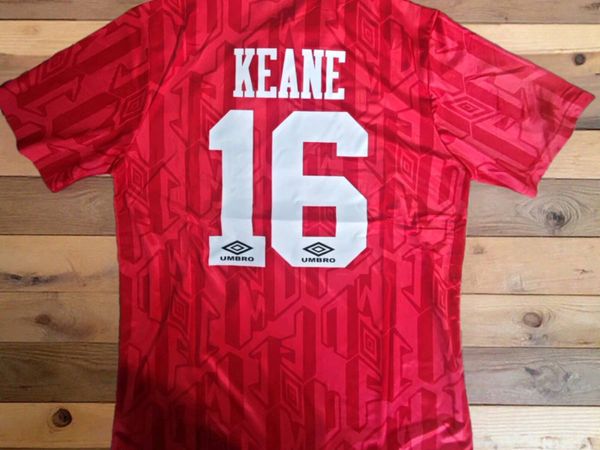 MAN UTD (RETRO/KEANE 16) JERSEY, SIZE : XL - Main image