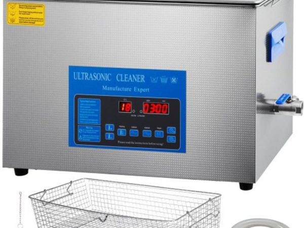 Dual Frequency 22L Ultrasonic Cleaner with Heater - Main image