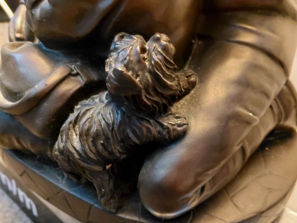 Bronze couple lamp - Main image