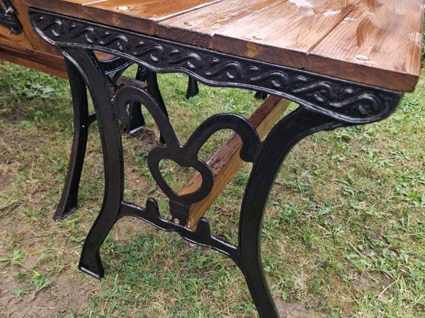 Garden table cast iron - Main image