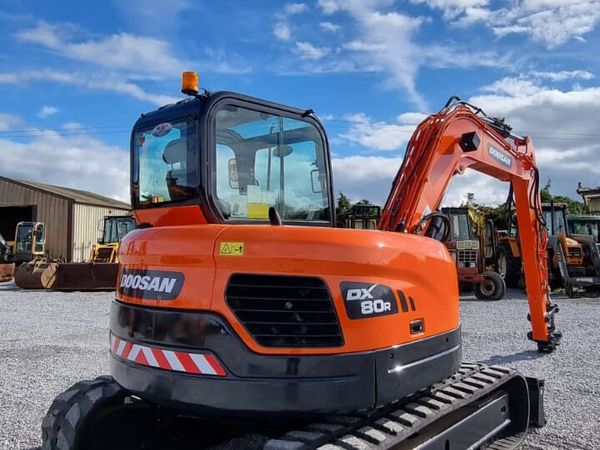 Doosan DX80R Excavator - Main image