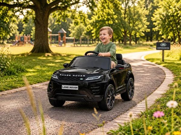 Range Rover Evoque 12V Electric Ride On Jeep Black - Main image