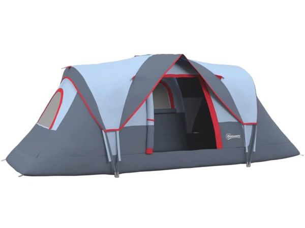 5-6 Man Dome Camping Tent Hiking Shelter UV Protec - Main image