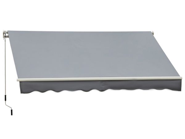 4 x 2.5m Manual Retractable Patio Awning Window Do - Main image