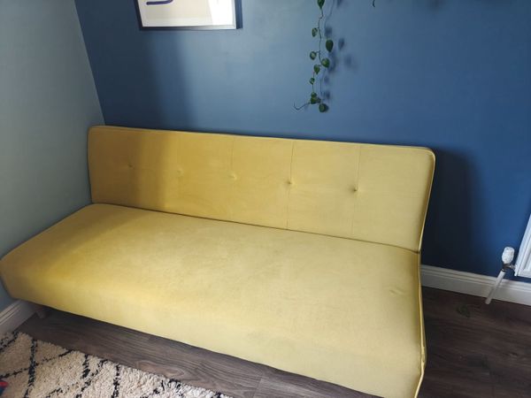 Suede sofa bed, perfect condition - Main image