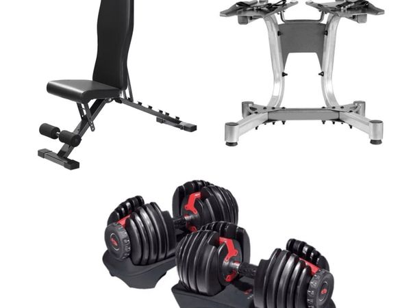 40kg Adjustable Dumbbell Bundle-Free Delivery - Main image