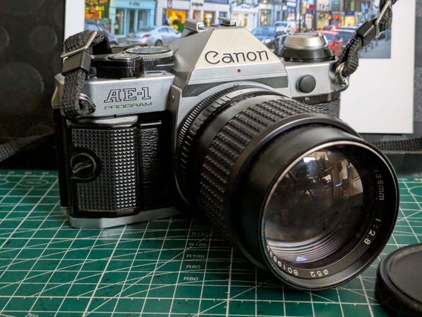 Canon AE-1 Program + 135mm /2.8 lens. - Main image