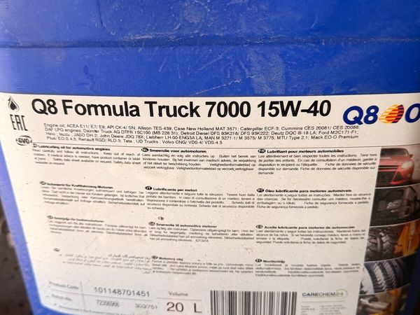 Oil Q8 Formula Truck 7000 15W-40 - Main image