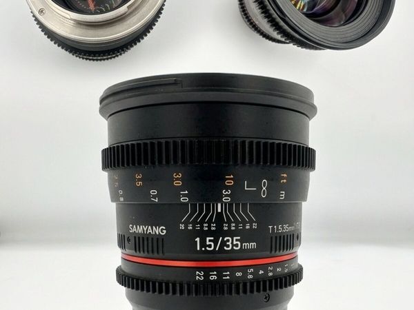 Samyang / Rokinon VDSLR Cine Prime Lens Set of 5 - Main image