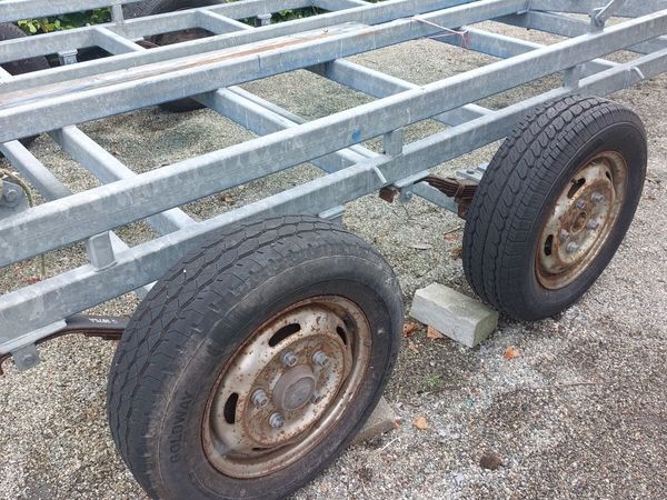 Yacht trailer galvanised with suspension - Main image