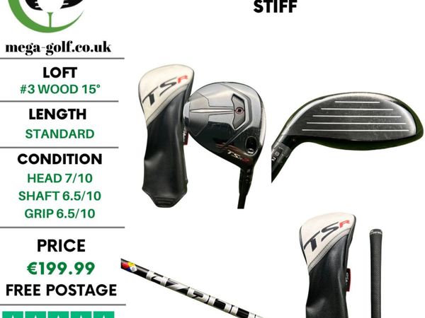 Titleist TSR2 #3 Wood 15° / Hzrdus 6.0 70G Stiff - Main image
