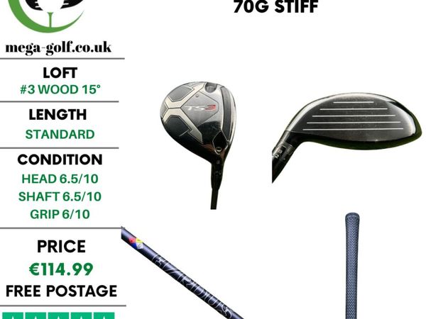 Titleist TS3 #3 Wood 15° / Stiff - Main image