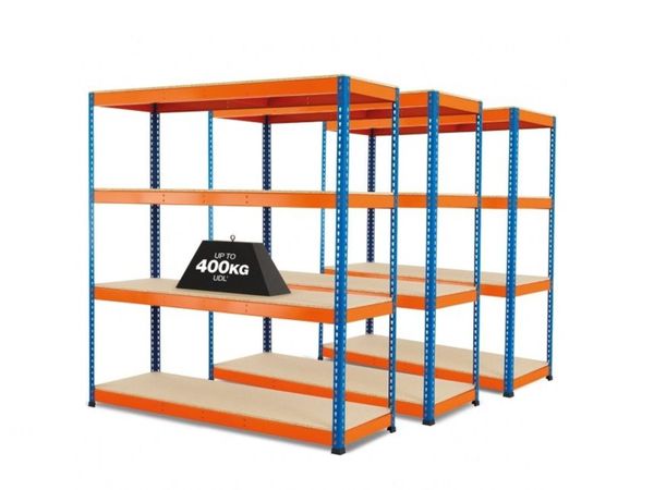 Heavy Duty Shelving Racking For Garages Sheds NEW - Main image