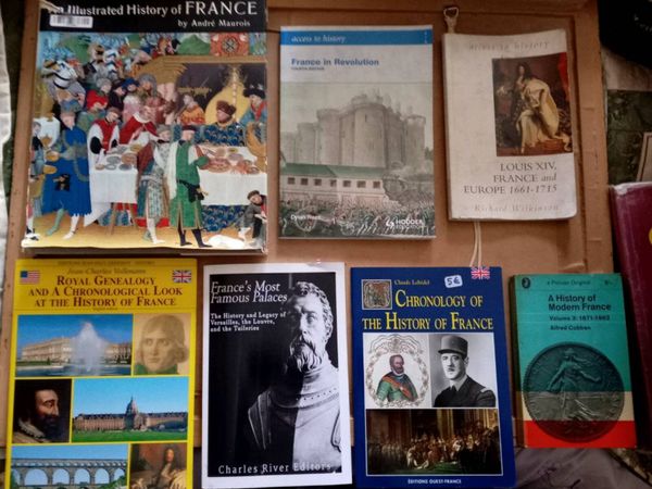 Seven France Themed Books - Main image