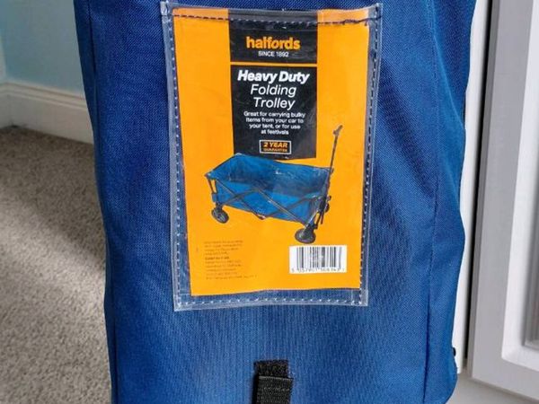 Halfords heavy duty folding trolley - Main image